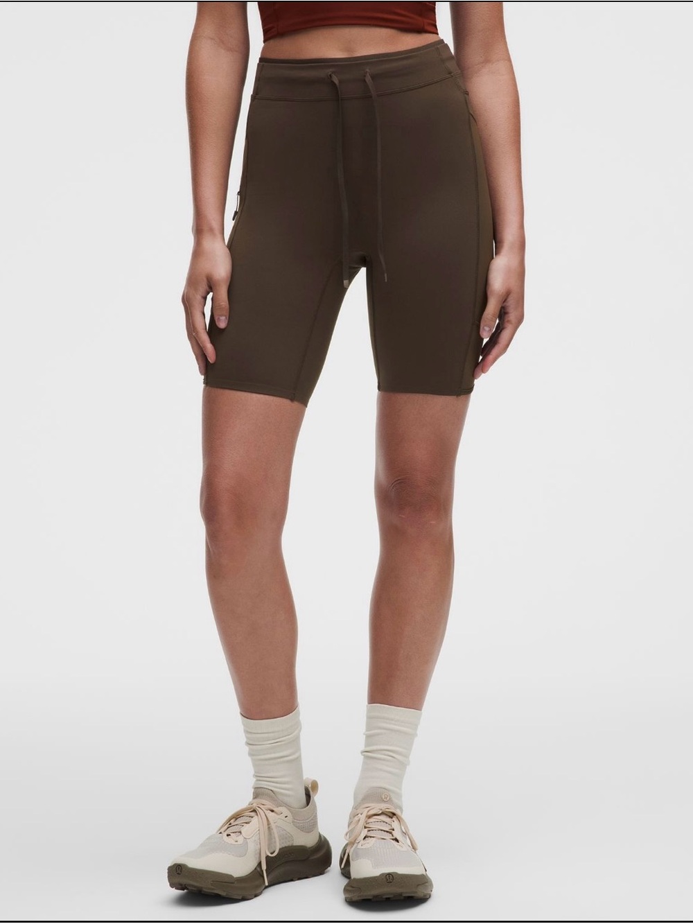 No Line High-Rise Running Short 8"